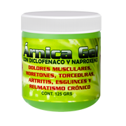 Arnica con Diclofenaco Y Naproxeno 125 Gr.