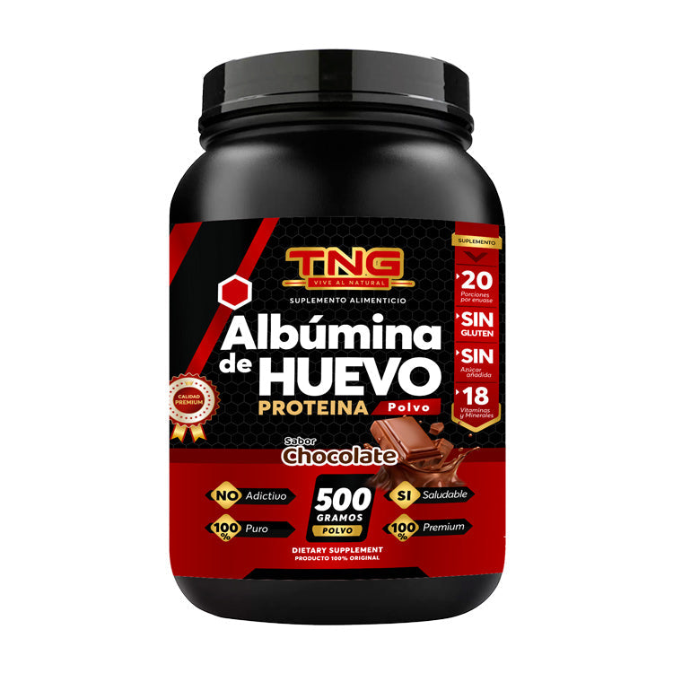 Albumina Huevo Sabor Chocolate 500 Gr.