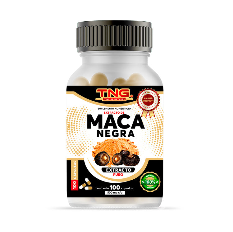 Capsulas Maca Negra 500 Mg 100 C.