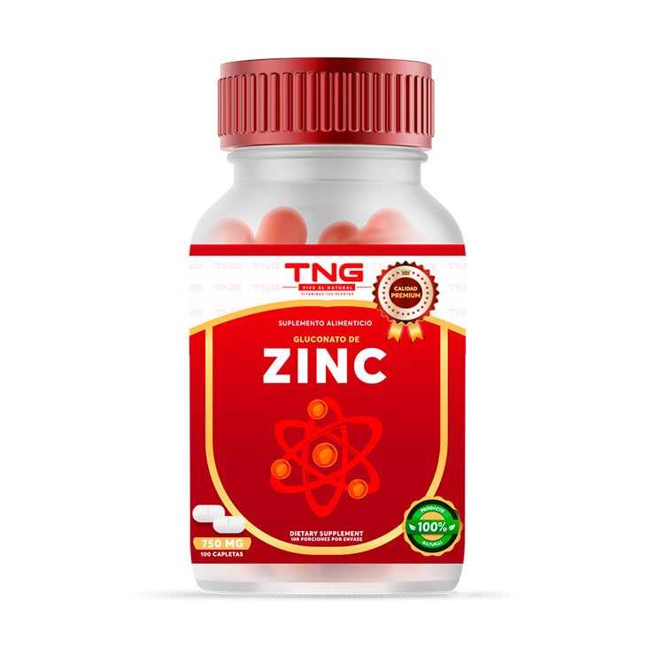 Capletas de Gluconato de Zinc 750 Mg 100 C. – Naturista TNG