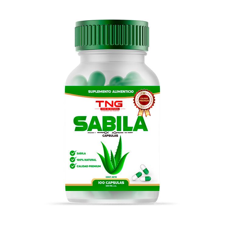 Capsulas de Sabila 500 Mg 100 C.