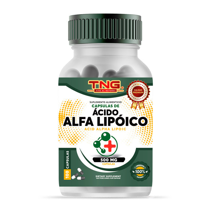 Capsulas Acido Alfa Lipoico 500 Mg 100 C.