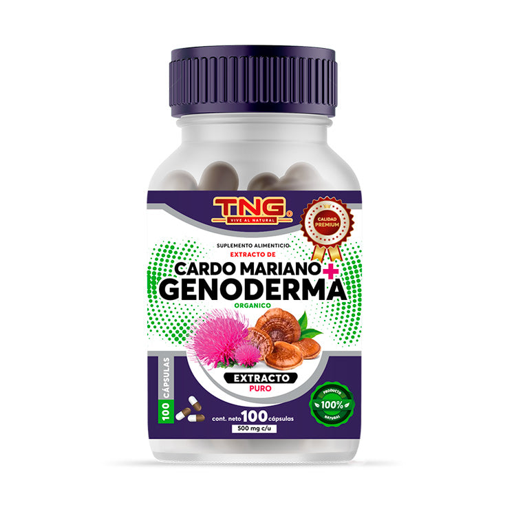 Capsulas Cardomarin + Ganoderma 500 Mg. 100 C.