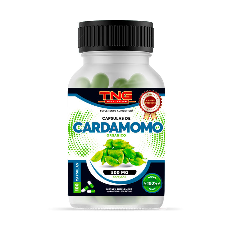 Capsulas Cardamomo 500 Mg. 100 C.