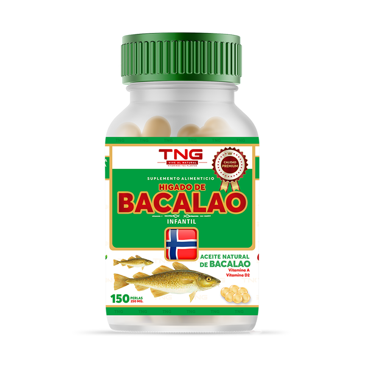 Perlas de Bacalao Infantil 250 Mg. 150 P.